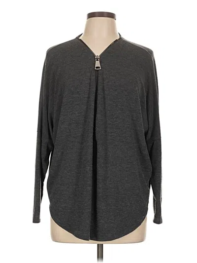 Pre-owned Ariella Cardigan Sweater In Gray