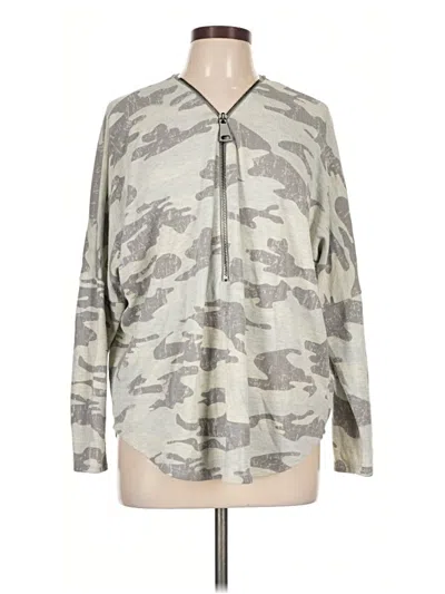 Pre-owned Ariella Cardigan Sweater In Gray