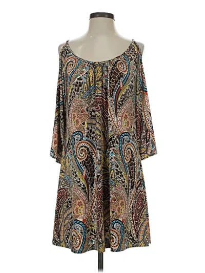 Pre-owned Ariella Casual Dress In Brown