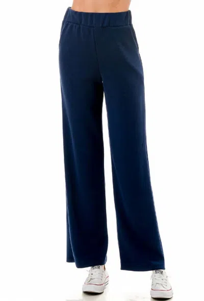 Ariella Flare Pant In Navy In Blue