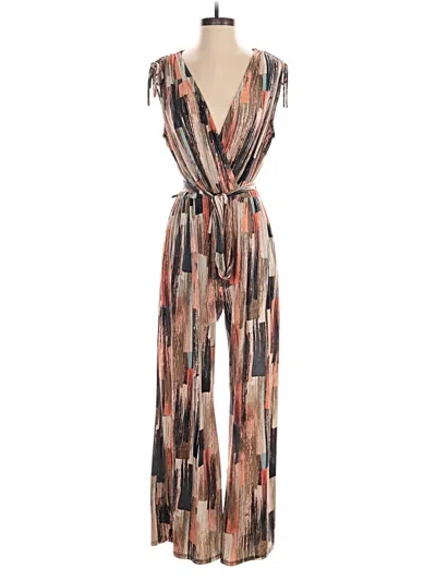 Pre-owned Ariella Jumpsuit In Pink