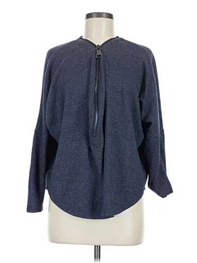 Pre-owned Ariella Long Sleeve Blouse In Blue