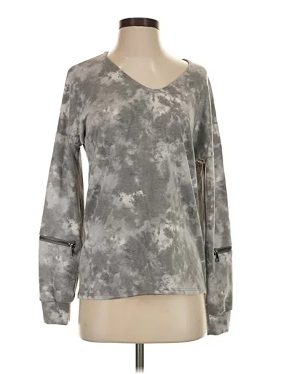 Pre-owned Ariella Long Sleeve T-shirt In Gray