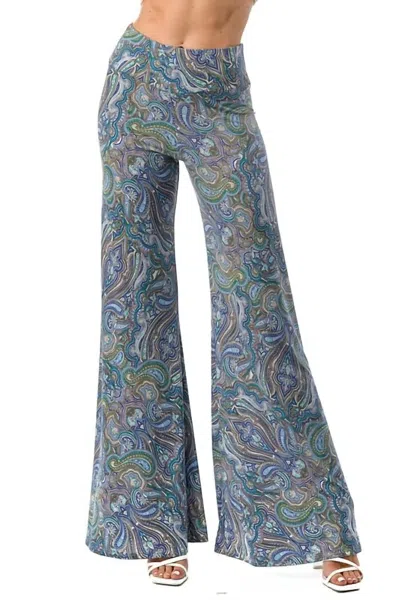 Ariella Payton Paisley Plazzo Pant In Multi