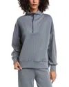 Ariella Ponte 1/2-zip Sweatshirt In Gray