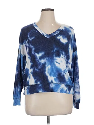 Pre-owned Ariella Pullover Sweater In Blue