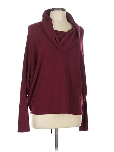 Pre-owned Ariella Pullover Sweater In Burgundy