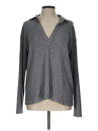 Pre-owned Ariella Pullover Sweater In Gray