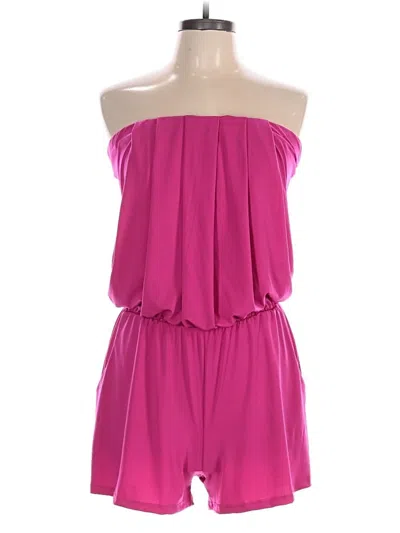 Pre-owned Ariella Romper In Pink