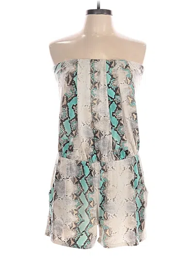 Pre-owned Ariella Romper In White