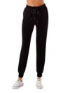 Ariella Sequin Drawstrings Jogger In Black In Black