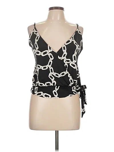 Pre-owned Ariella Sleeveless Blouse In Black