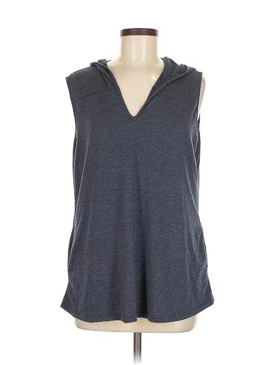 Pre-owned Ariella Sleeveless Top Blue Cowl Neck Tops