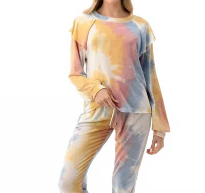 Ariella Tie Dye Top In Multi