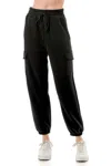 Ariella Women's Cargo Joggers In Black In Black