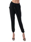 Ariella Women's Solid Jogger Pantsuit In Black In Black