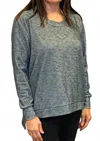 Ariella Zipper Detail Hi-lo Top In Green In Green