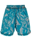 ARIES ABSTRACT PATTERN ELASTICATED SHORTS