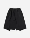Aries Acid Cut Off Sweatskirt In Black