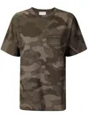 Aries Aged Camo T-shirt In Green