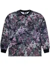 Aries All-over Printed Sweatshirt In Black
