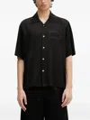 Aries Ancient Column Short-sleeve Shirt In Black