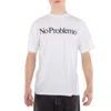 Aries Arise No Problemo Short Sleeve T-shirt In White