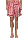 Aries Bandana Print Shorts