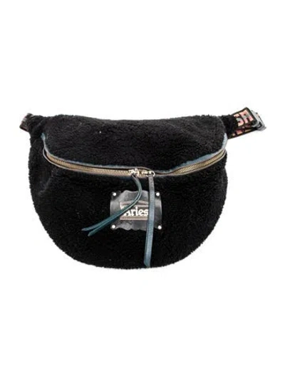 Pre-owned Aries Belt Bag In Black