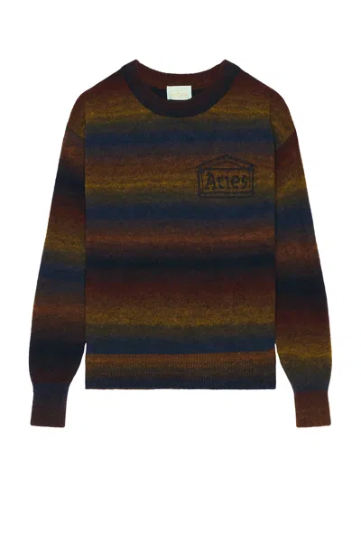 ARIES BOUCLE SPACE DYE KNIT SWEATER