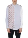 Aries Camicia Patchwork In Cotone In Blue