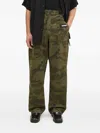 Aries Camouflage Trousers In Green