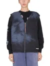 Aries V-neck Vest In Blue