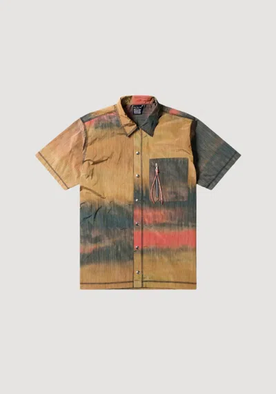 Aries Colourfade Ss Tech Shirt In Multi