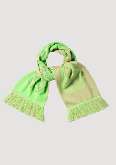 Aries Column Scarf In Green