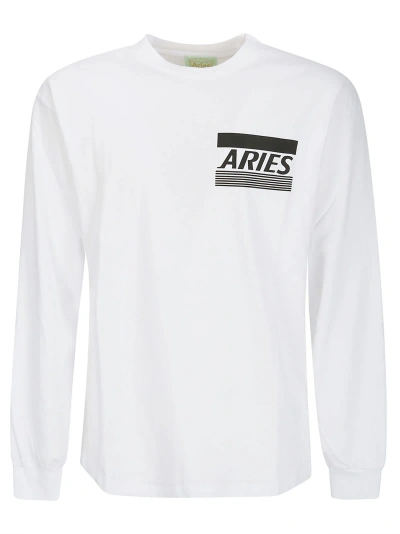 Aries Credit Card Ls Tee In White