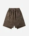 Aries Deconstructed Aged Camo Sweatskirt In Green