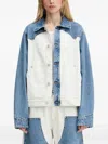 Aries Denim Jacket In Gold