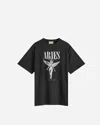 Aries Destroyed Nirvana T-shirt In Black