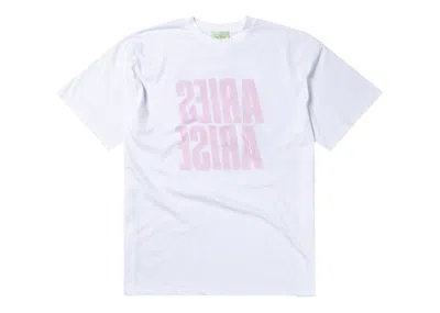 Pre-owned Aries Don't Be A... Inside Out Tee Shirt In White
