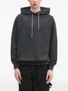 Aries Man Sweatshirt Black Size Xl Cotton In Black