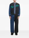 Aries Embroidered-logo Jeans In Multi