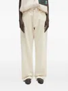 Aries Embroidery Jeans In White