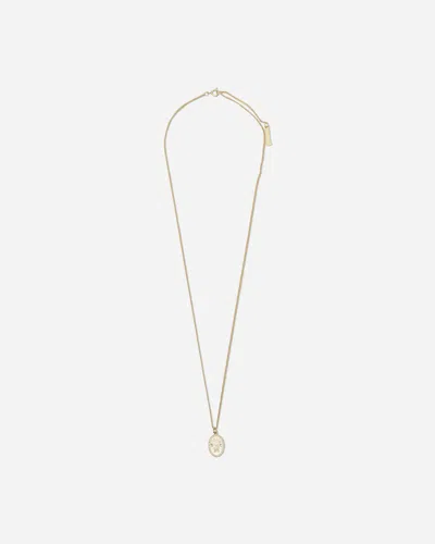 Aries Fly Paved Pendants Chain Necklace Gold