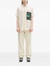 Aries Graphic-print Short-sleeve Shirt In Neutral