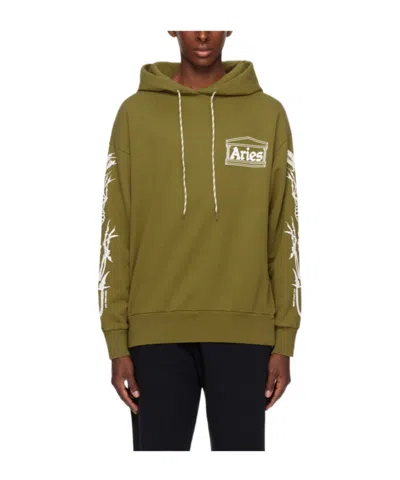 Aries Hoodie In Green