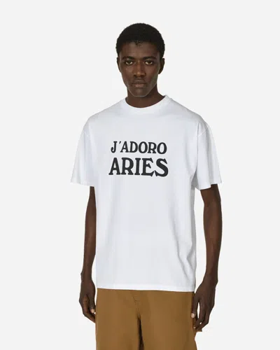 Aries J Adoro  T-shirt In White