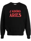 Aries Jadoro Black Sweatshirt In Black