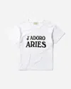 Aries J'adoro  Ss Tee In White
