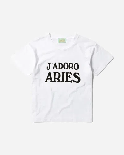 Aries J'adoro  Ss Tee In White